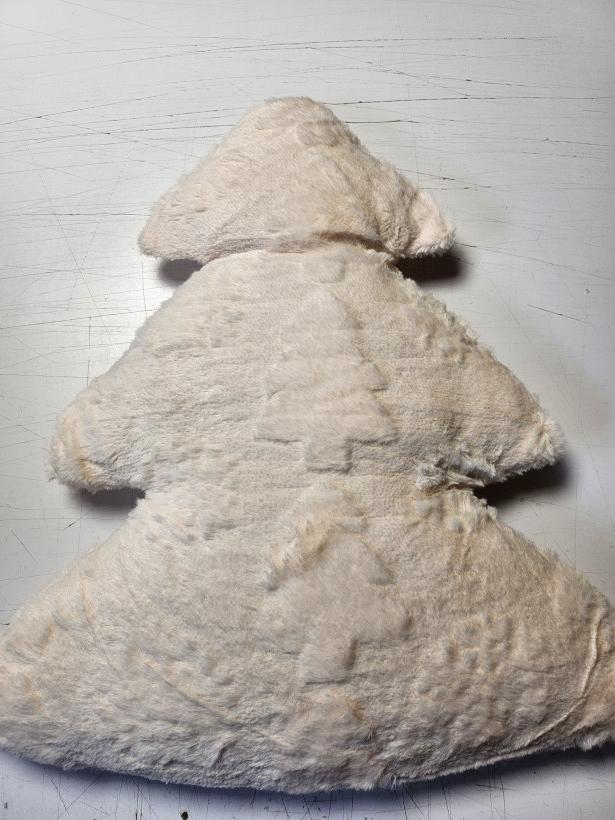 poduszka choinka 40,5x45,5cm beżowa 