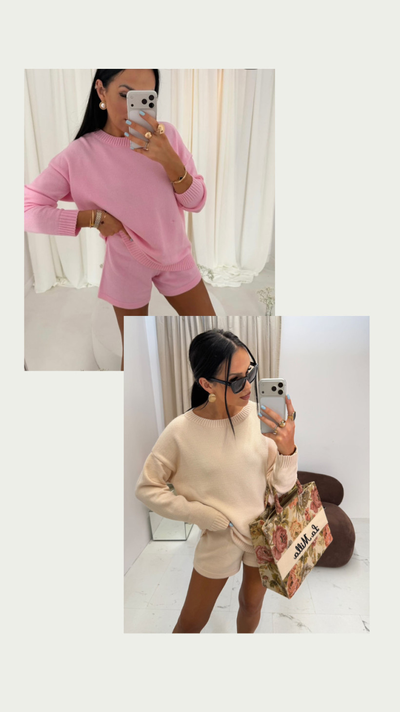 LA MILLA KOMPLET SWETERKOWY KOLORY