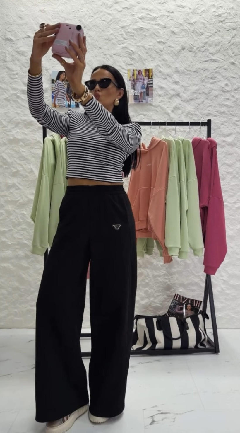 LA MILLA SPODNIE DRESOWE CZARNE ALA PRADA