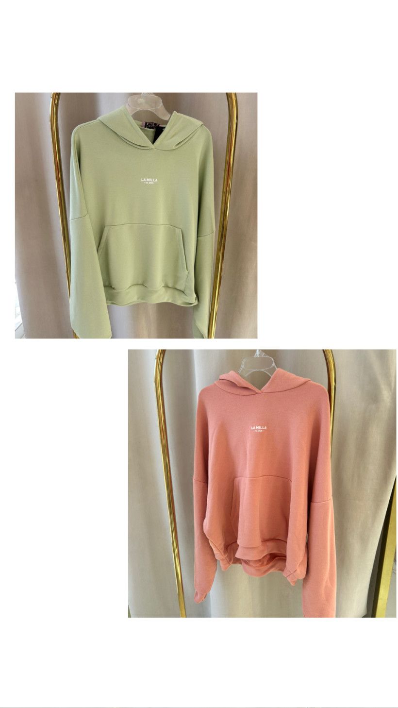 LA MILLA BLUZA KANGURKA MAŁE LOGO KOLORY