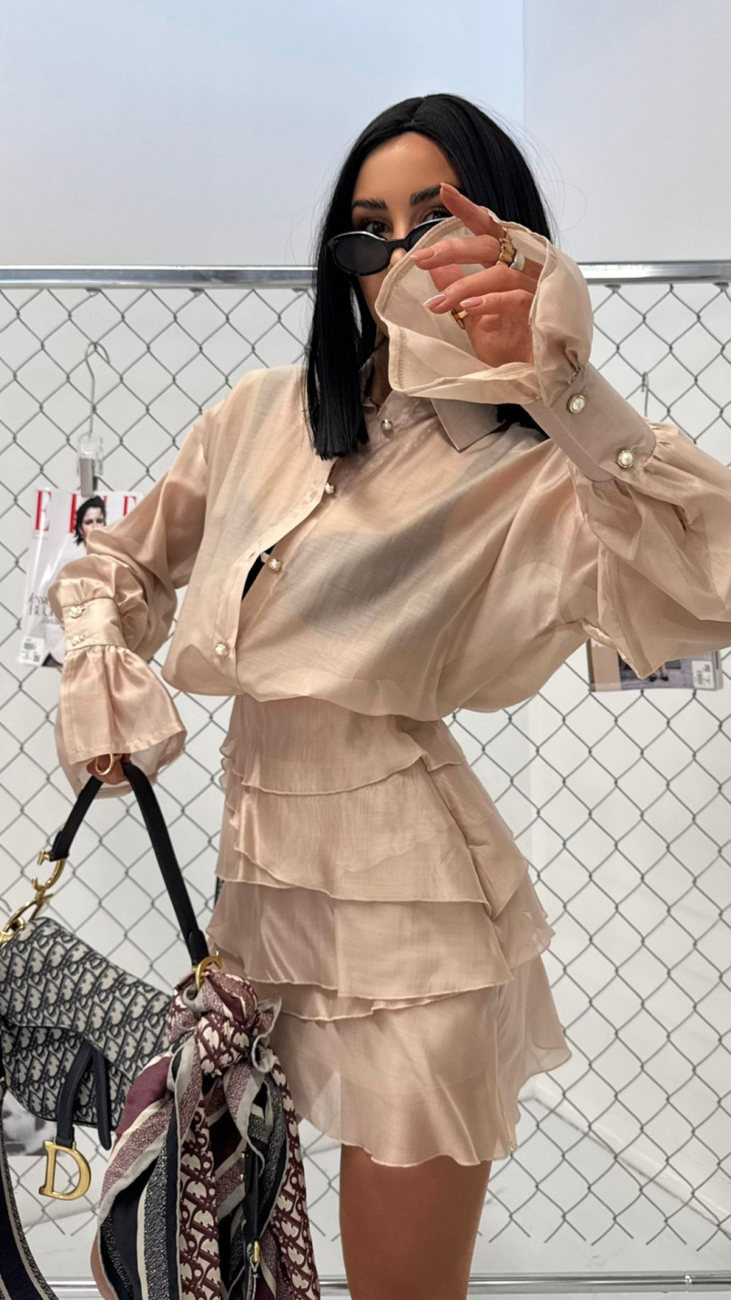 LA MILLA KOSZULA MGIEŁKA SZAMPAŃSKA