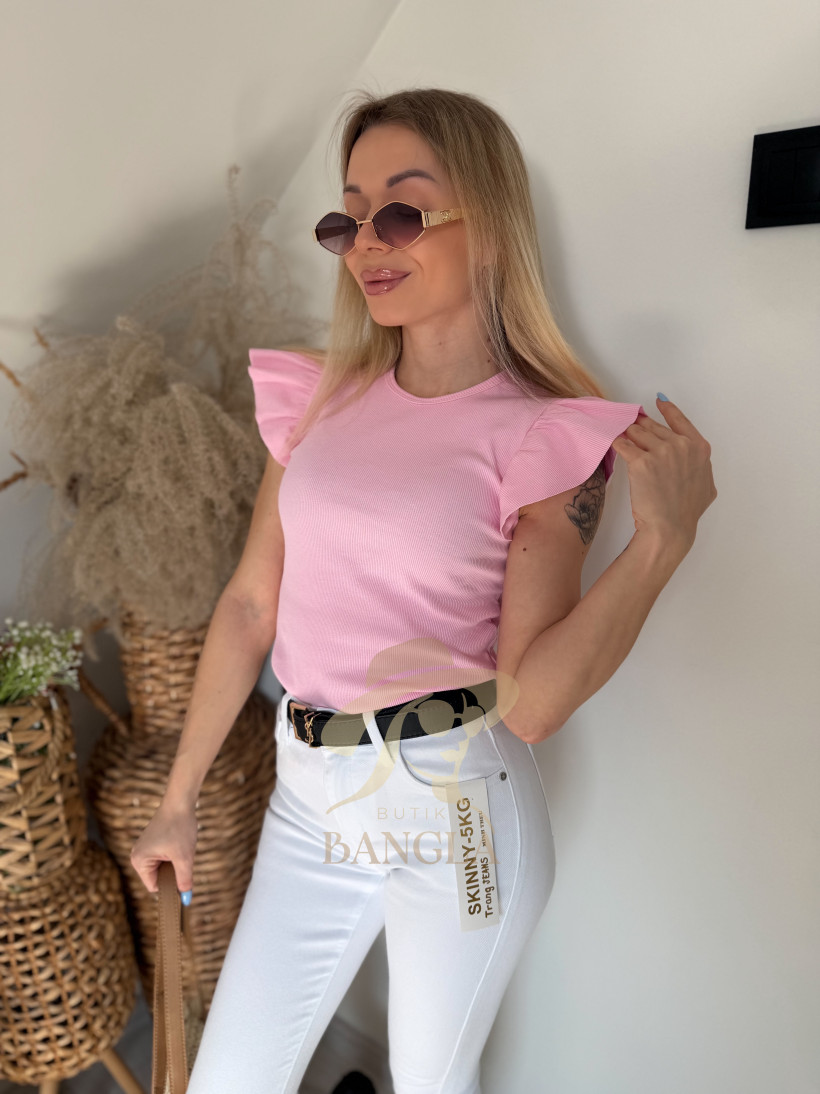 Bluzka PT ANIA prążek motylek 