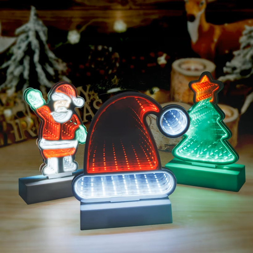 Zestaw 3 figurek świątecznych