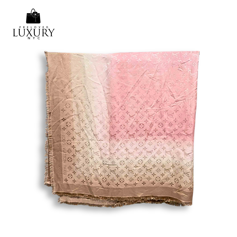 LOUIS VUITTON Ombre Brush Shawl Scarf