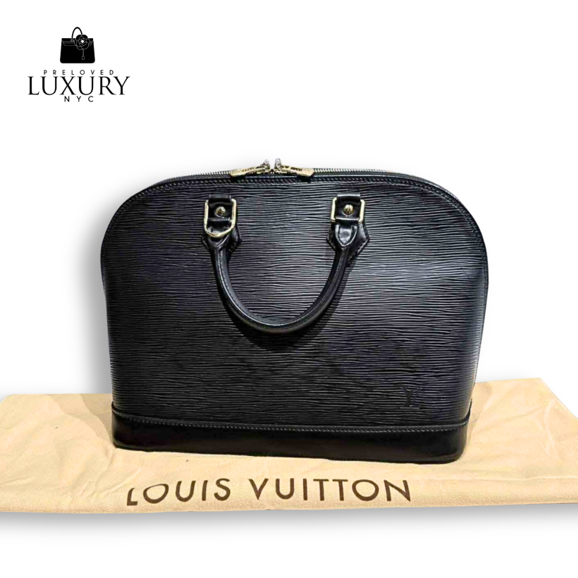 LOUIS VUITTON Alma Epi Leather 