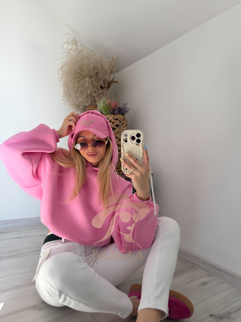 Czapka róż Barbie - Angels