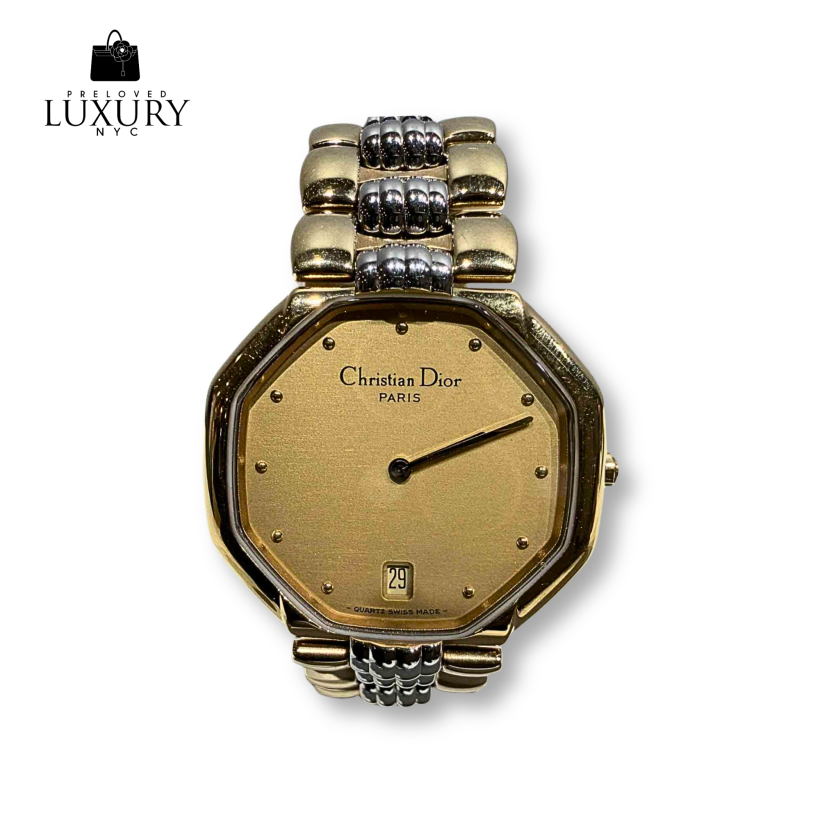 DIOR 45.134 Octagon Gold watch