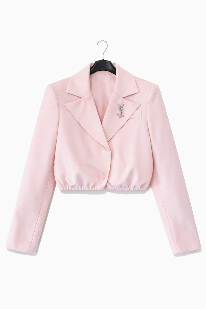 Marynarka pudrowy różowy