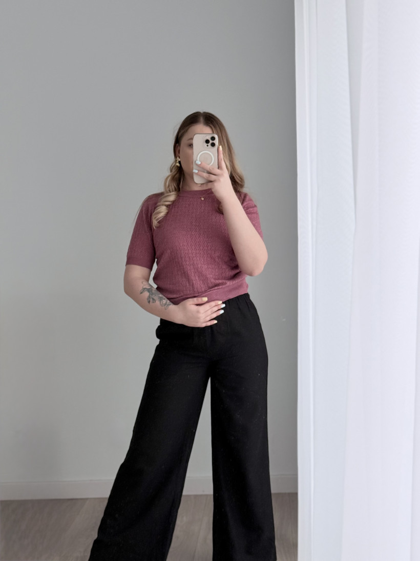 Materiałowe spodnie | mbyM | (S/M)