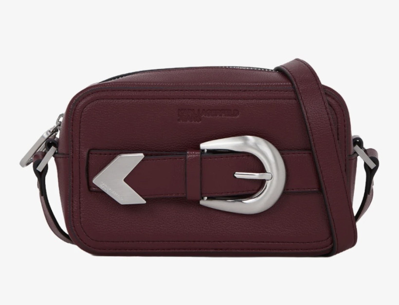 Torebka Karl Lagerfeld bordowa