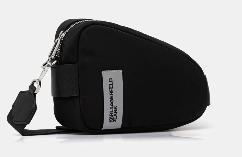 Torebka Karl Lagerfeld trójkątna czarna