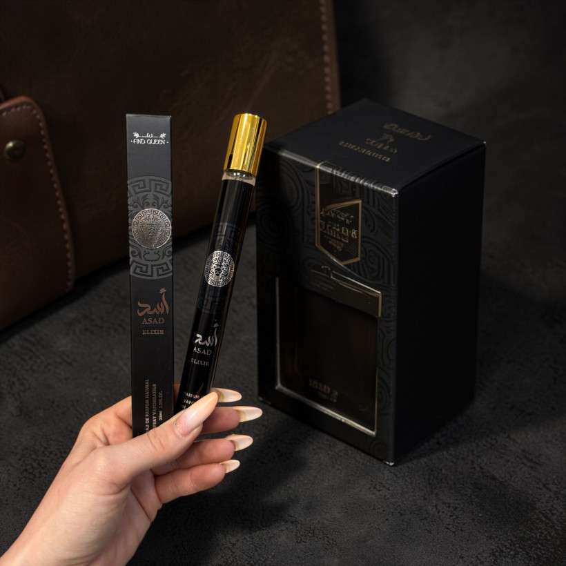 FIND QUEEN PERFUMETKA MĘSKA CZARNY ASAD ELIXIR HIT