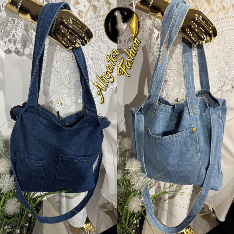Torba mniejsza jeans 