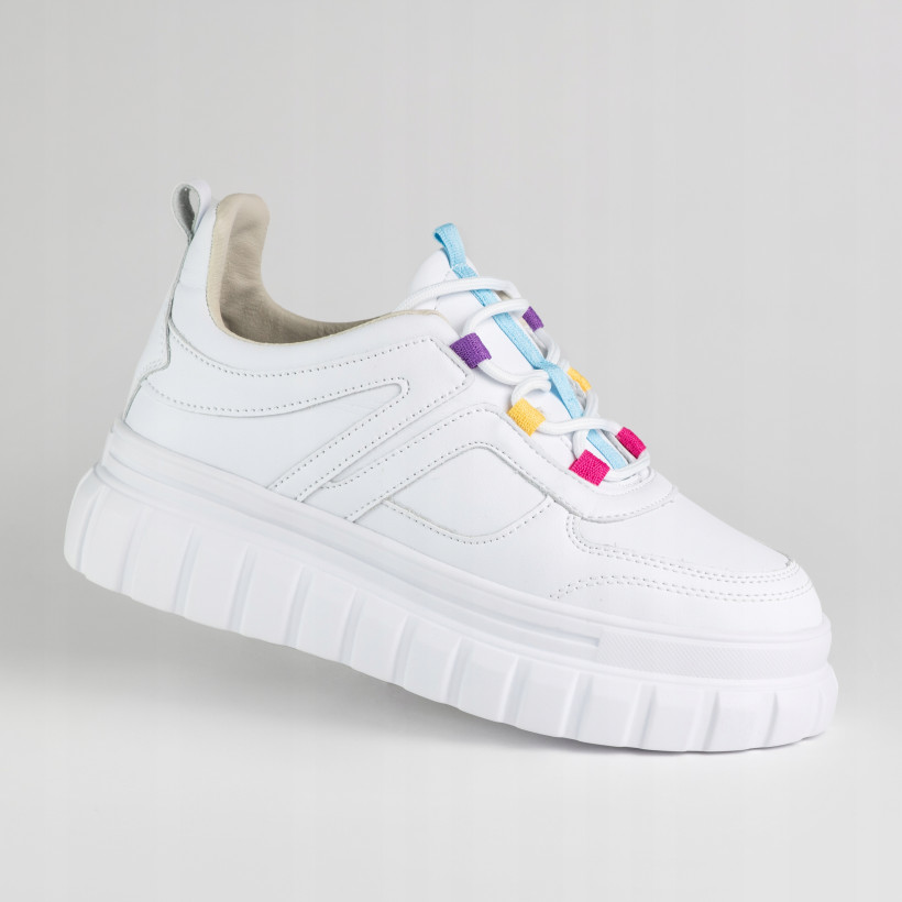 WYPRZEDAŻ  Sportowe damskie obuwie skóra naturalna SANTORIO SANT-183