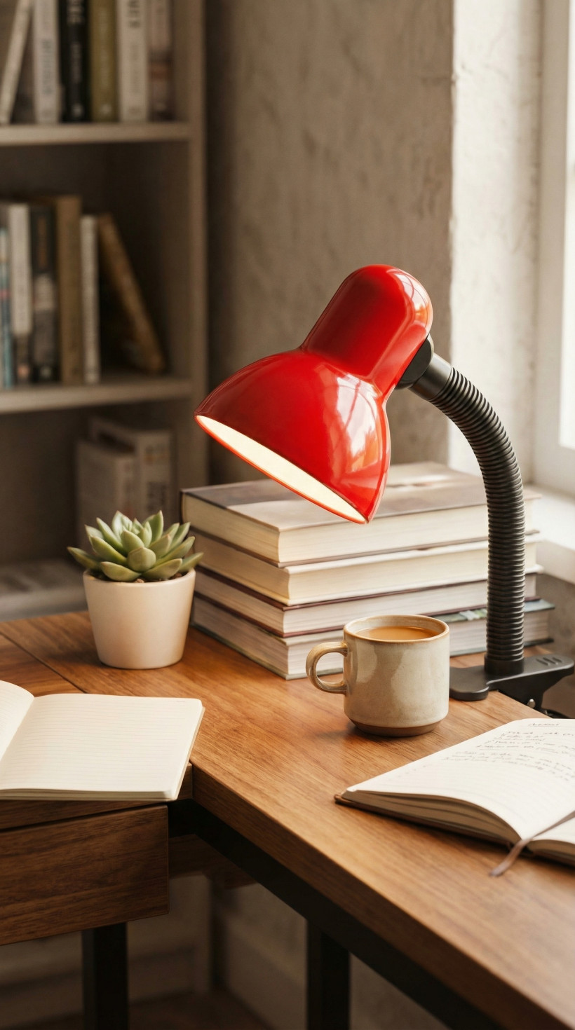 Lampka biurkowa z klipsem E27