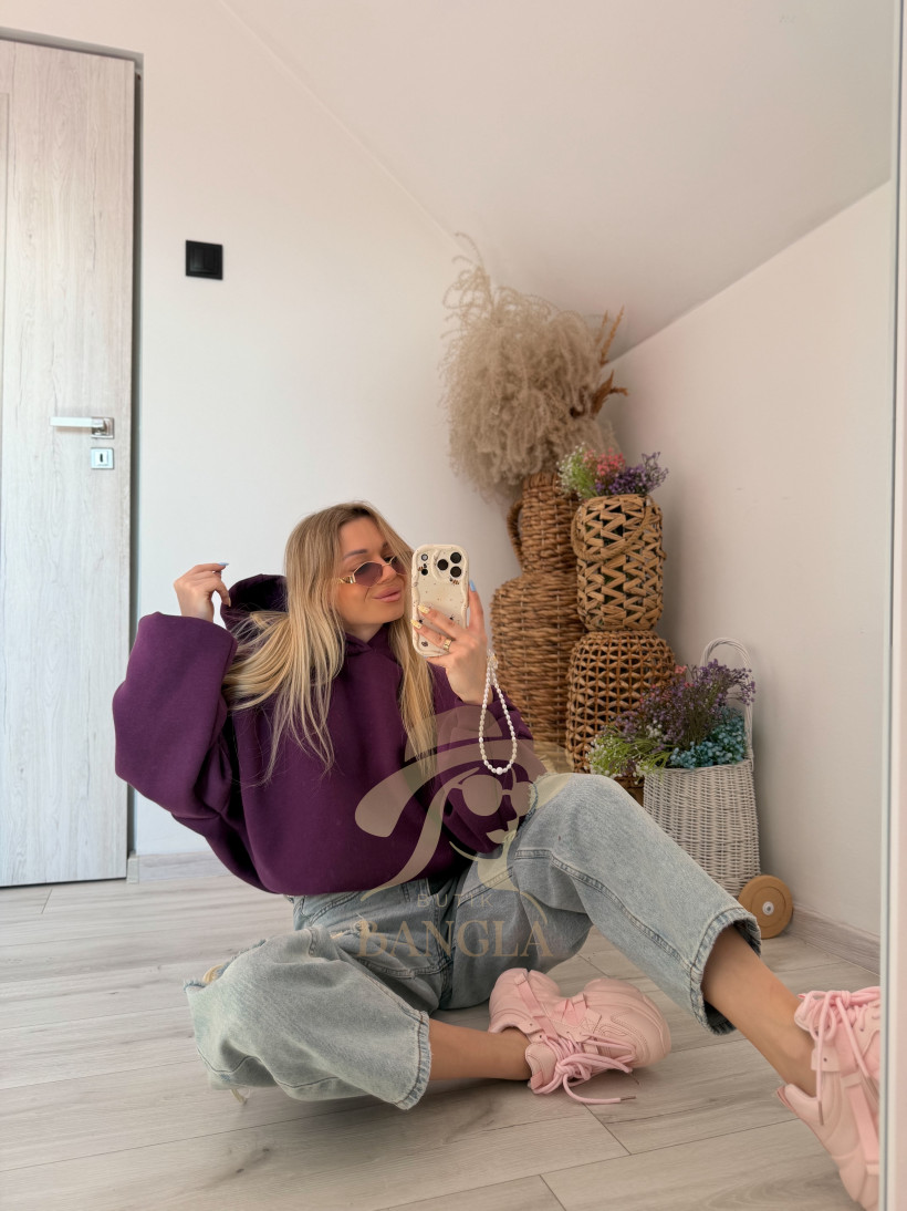 Bluza stopper by BANGLA śliwka