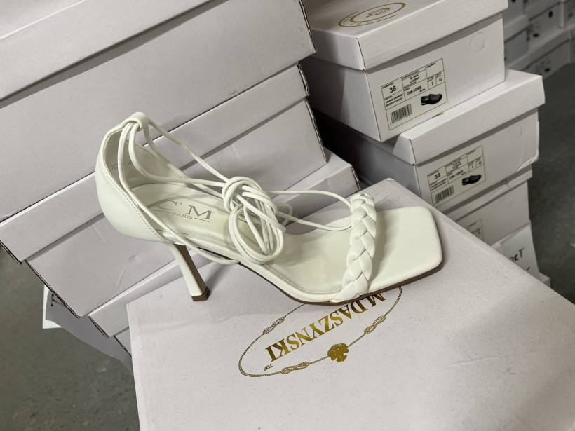 ŚWIETA 18- LACZKI BRAZOWE Z JEANSOWYM PRZODEM 7033 FRANCJA