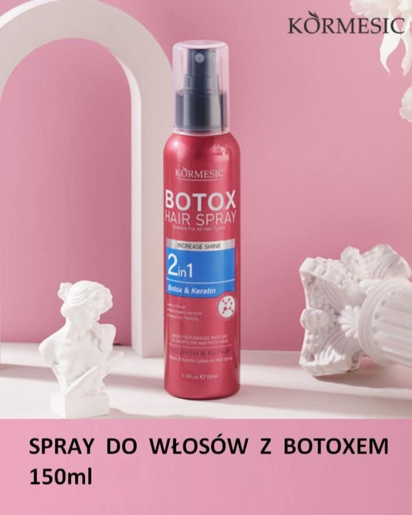 KUP SPRAY odzywka w sprayu Botox Hair Spray czerwona