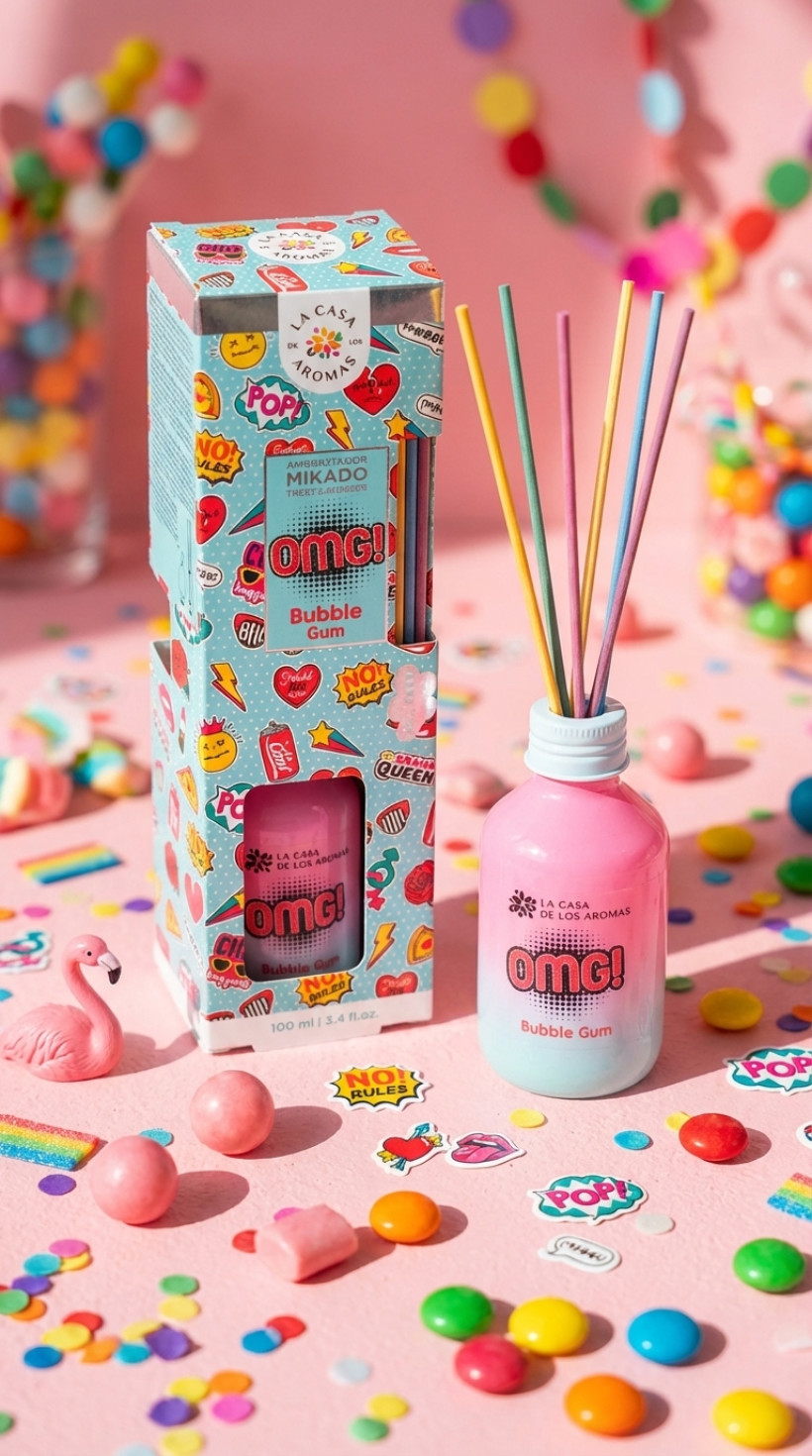 La Casa De Los Aromas pop! –Patyczki zapachowe OMG  bubble gum 100 ml