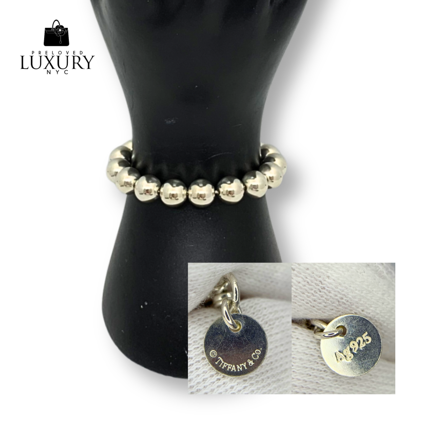 TIFFANY & CO Fine Jewelry Bracelet Bearded Chain 925 15.4g