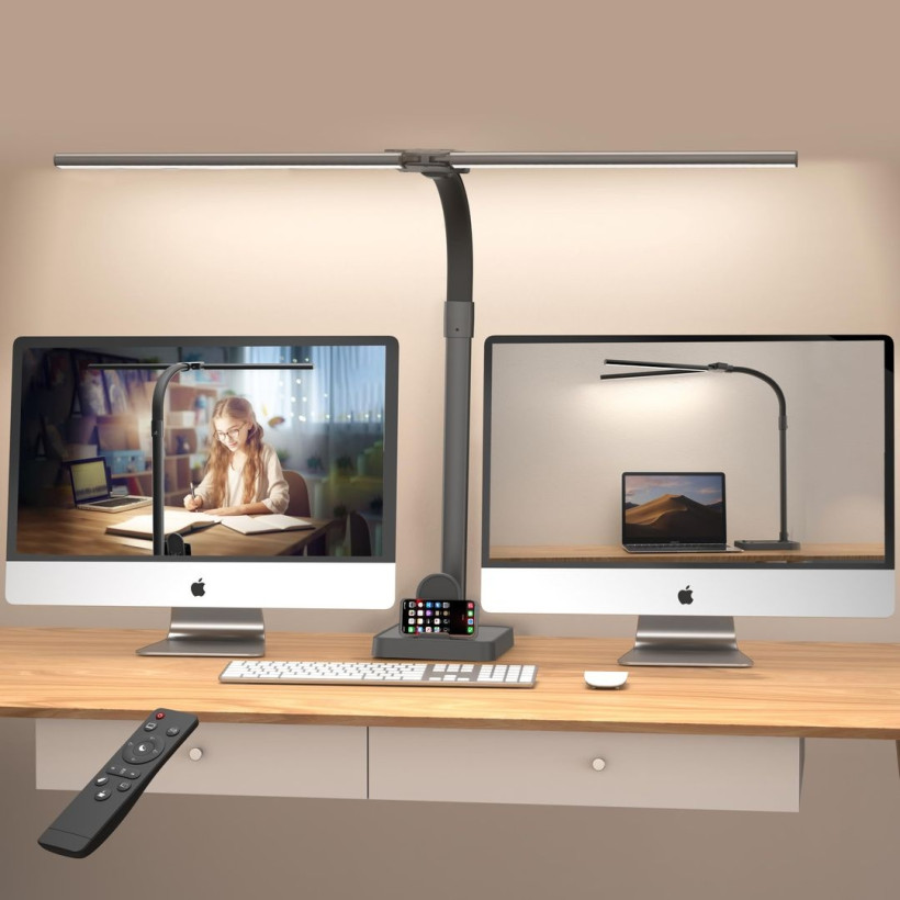 Podwójna lampka LED na biurko  (E1)