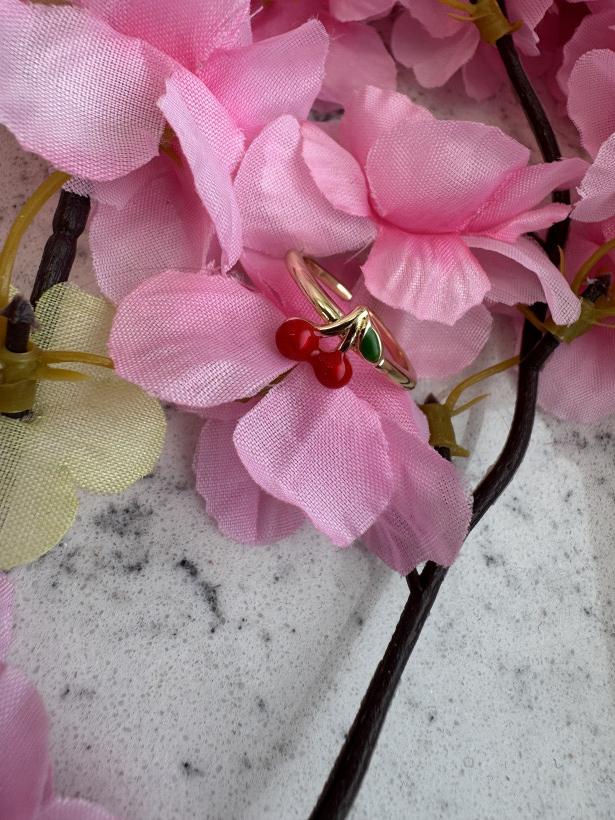 Pierścionek wisienki 13705 W