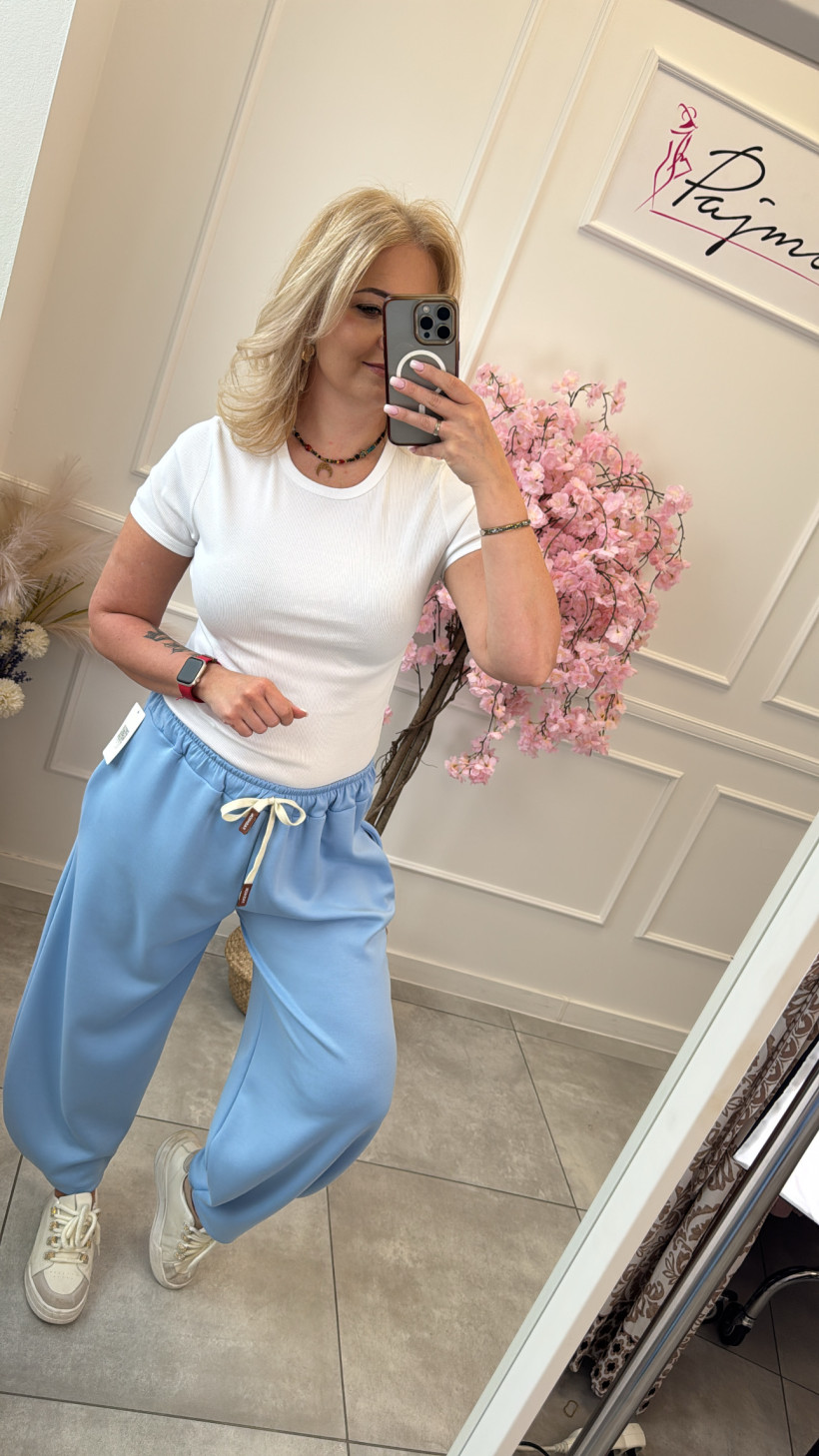 Bluzka basic prążek 14665