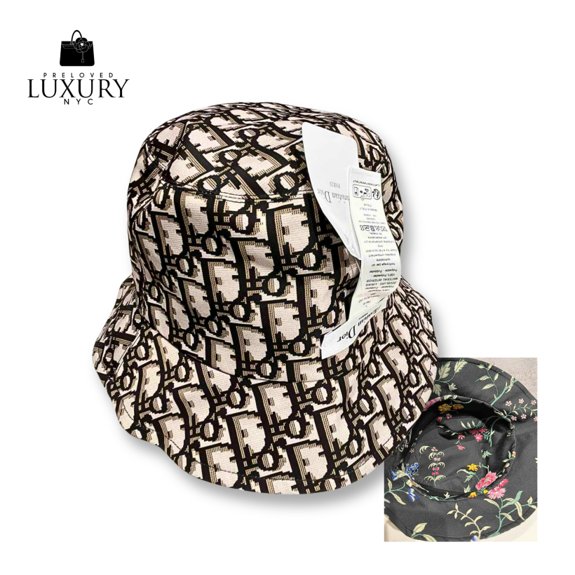 DIOR Reversible Flower Oblique Hat size 58