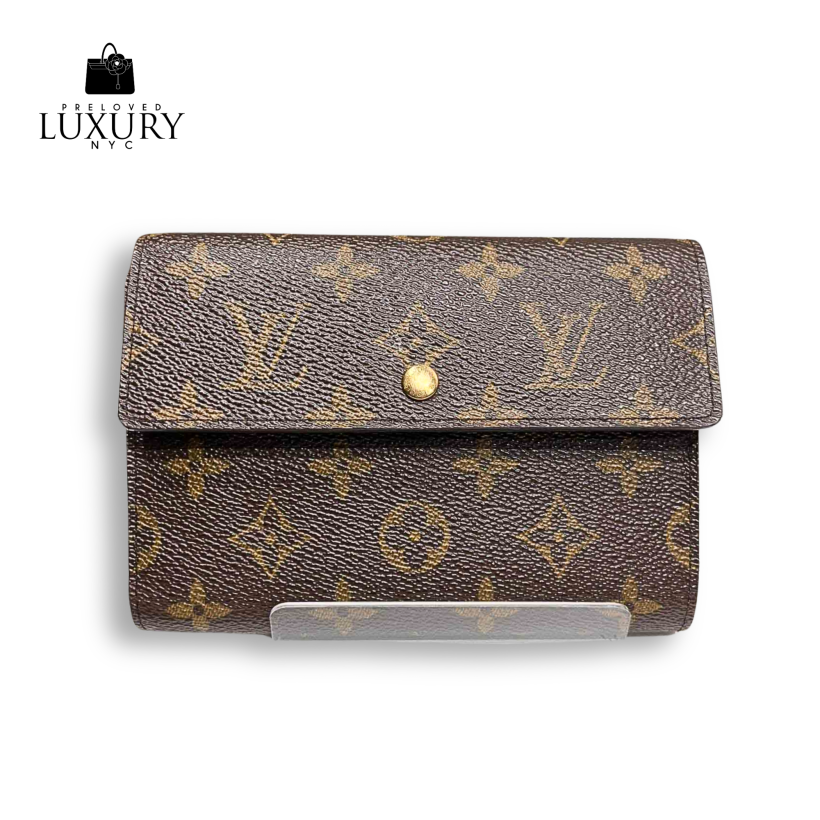 LOUIS VUITTON Brown Long Wallet