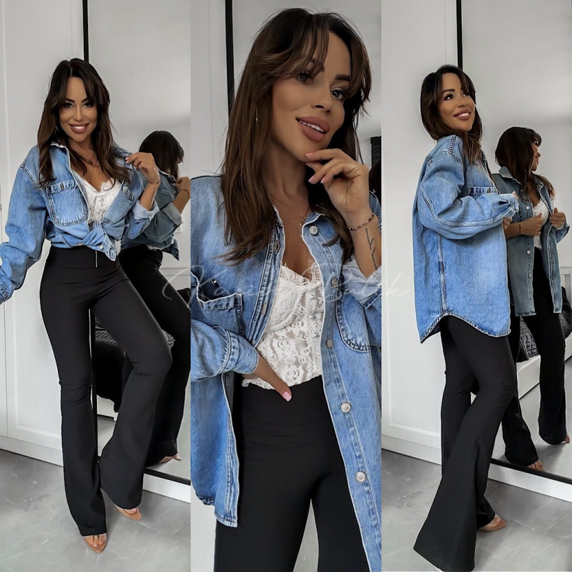 Katana Jeansowa Oversize i8 Niebieska