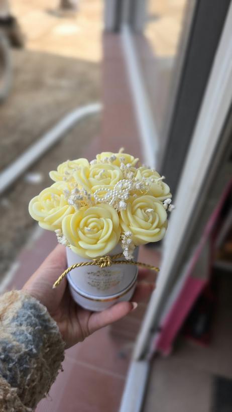 Box flowerbox podziękowanie komunia wesele chrzciny