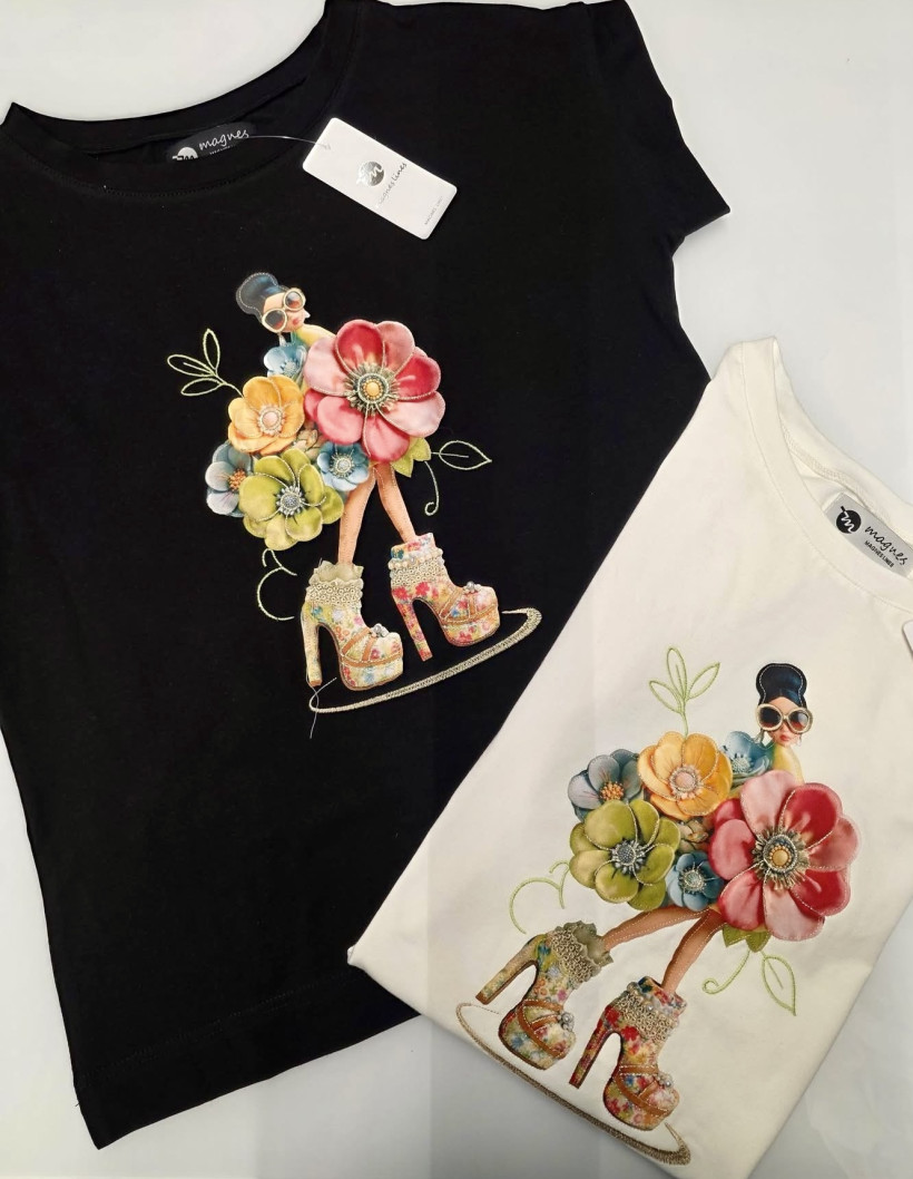 T-shirt Flora Chic Magnes Lines