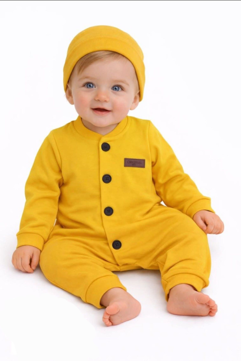 Pajac z czapeczką 62-74cm