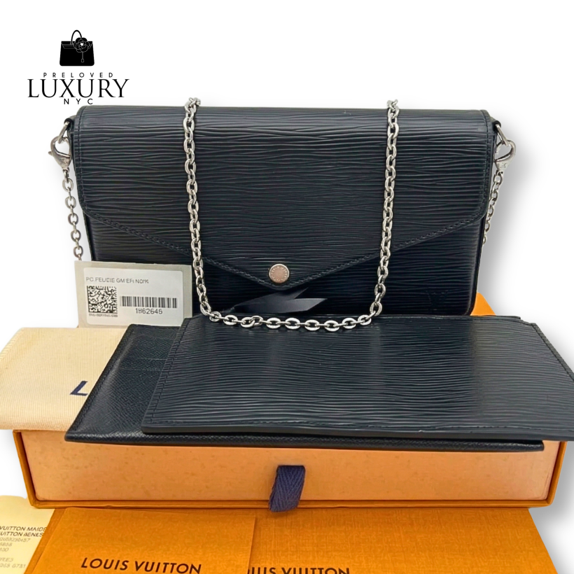 LOUIS VUITON Empriente Felice Black Bag