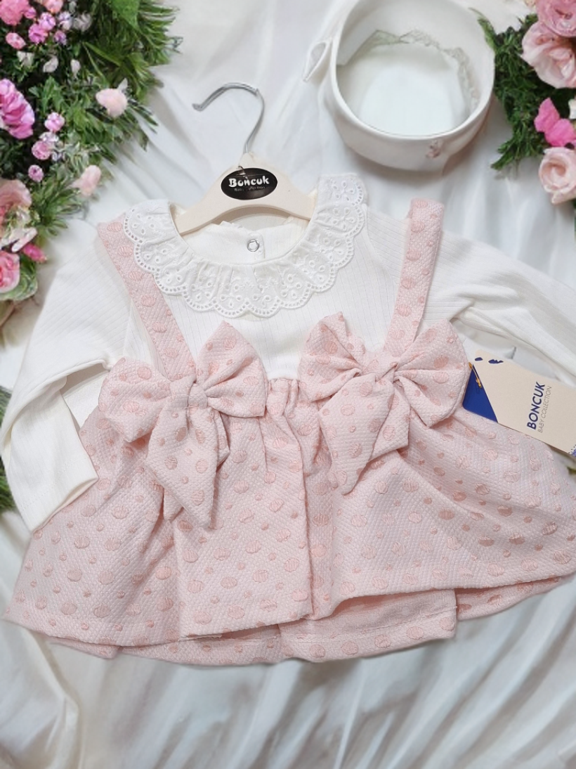 Sukieneczka z kokardkami 62-80cm