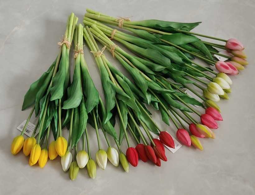 Bukiet  tulipanów gumowych 7sztuk