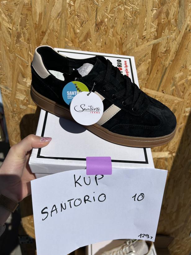 SANTORIO 10 snackers skóra santorio lsk-627 black