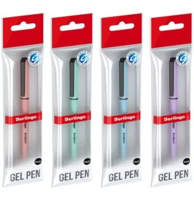 Długopis żelowy Berlingo "Instinct" czarny, 0,5mm, 