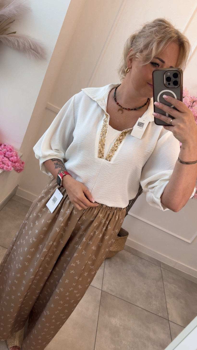 Bluzka złote zdobienia 14689