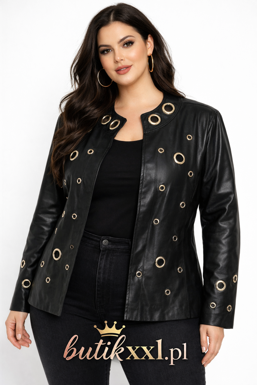 Elegancka ekoskóra plus size WIKA