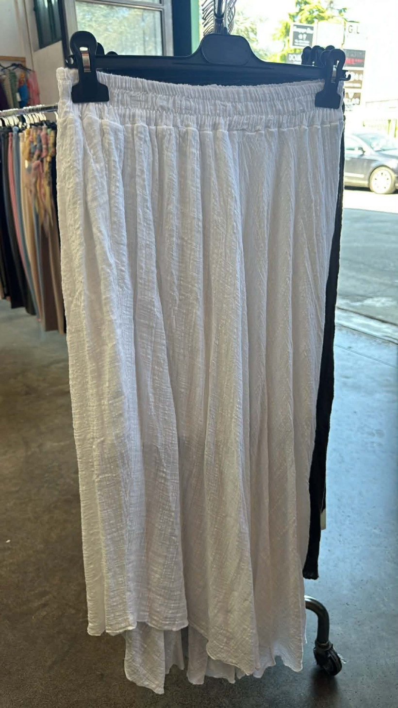 Italia nr 12 - Spódnica jednokolorowa - 27379 - biały