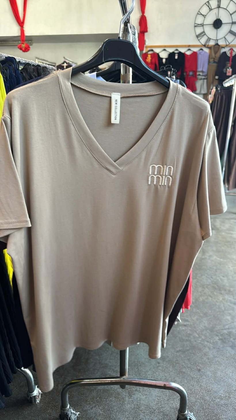 Italia nr 12 - Bluzka jednokolorowa min min - 28398 - fango