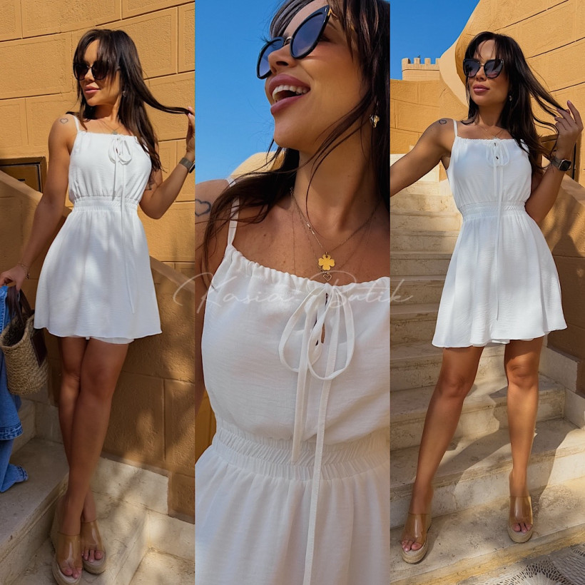 Sukienka Mini Amina Biała