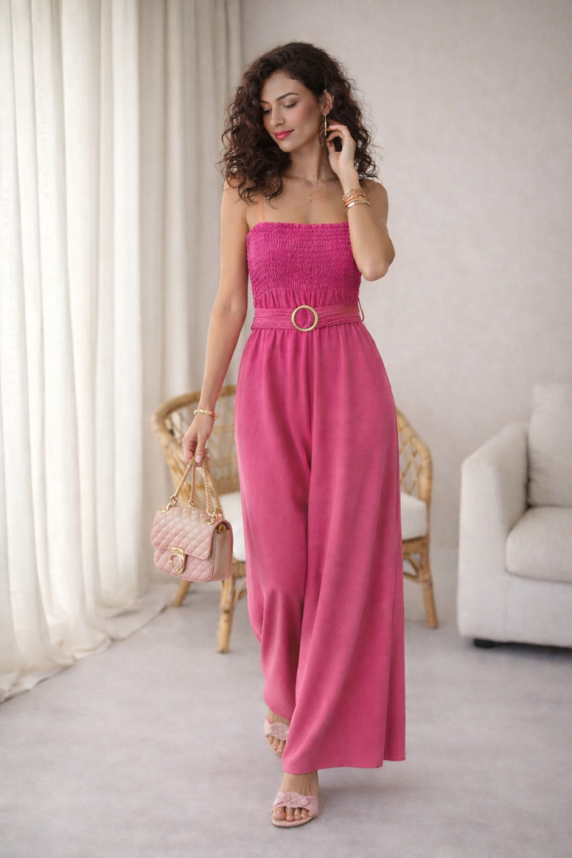 Kombinezon guma fuksja