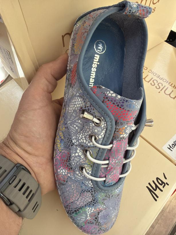 Kup Miss 16- wsuwka, kwiaty, niebieska, 654