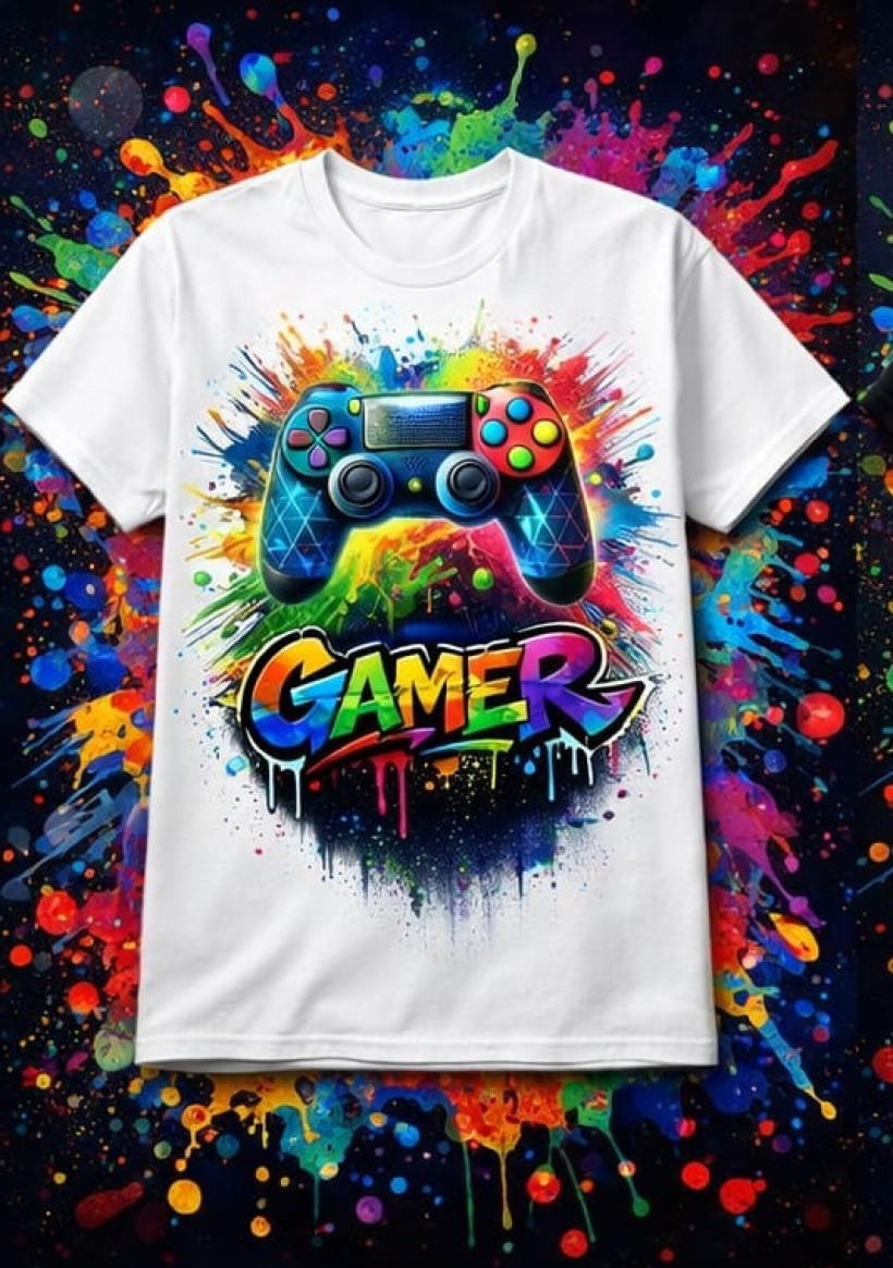 ZA T-shirt BIAŁY-  Pad GAMER 