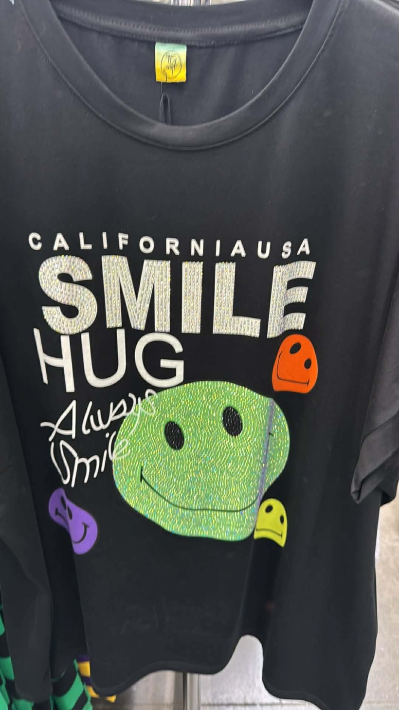 Italia nr 12 - Bluzka  jednokolorowa smile - Denim - 81027