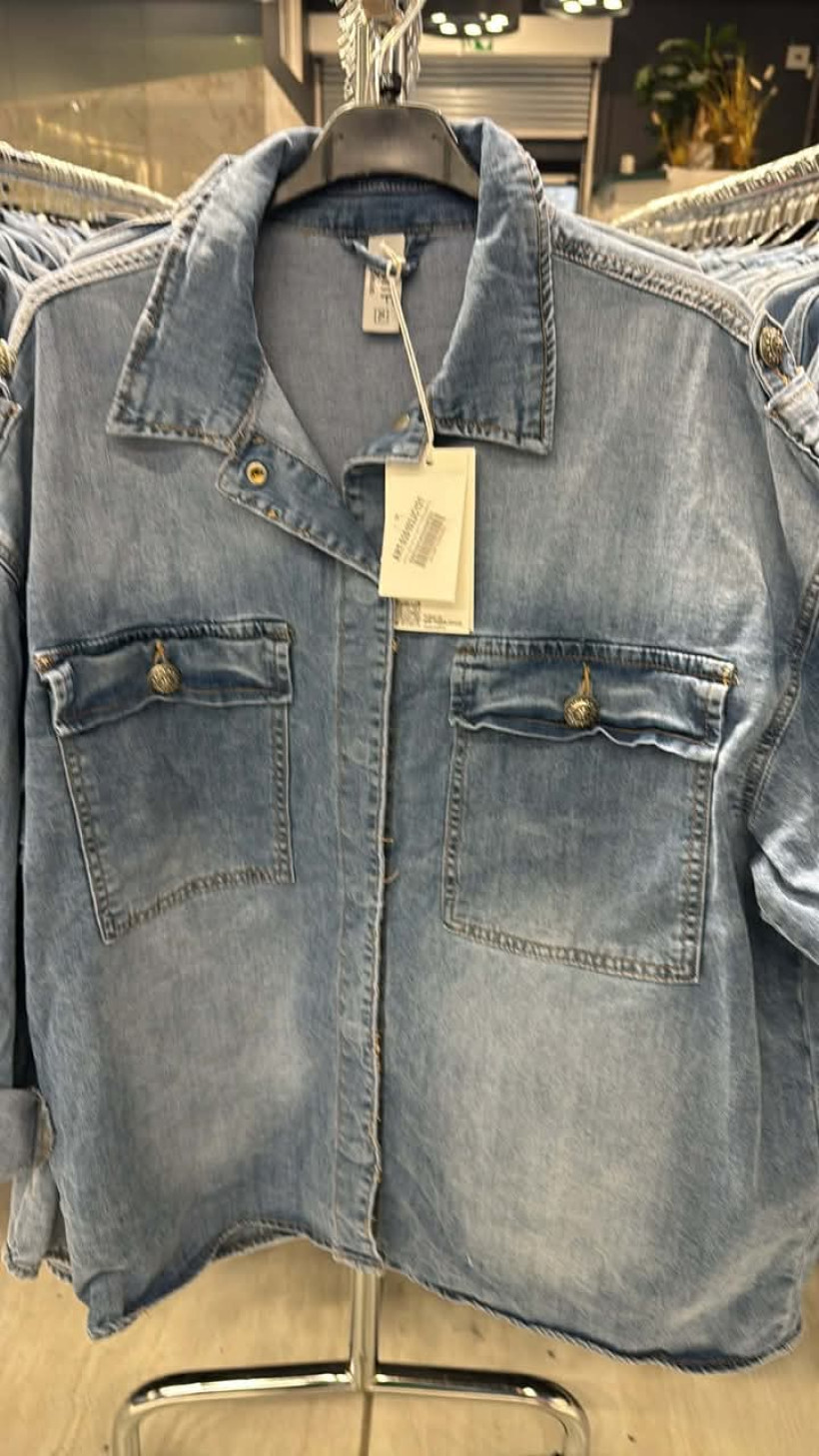 Italia nr 12 - Katana jeansowa - Vanilla - 525102 - niebieska - XL