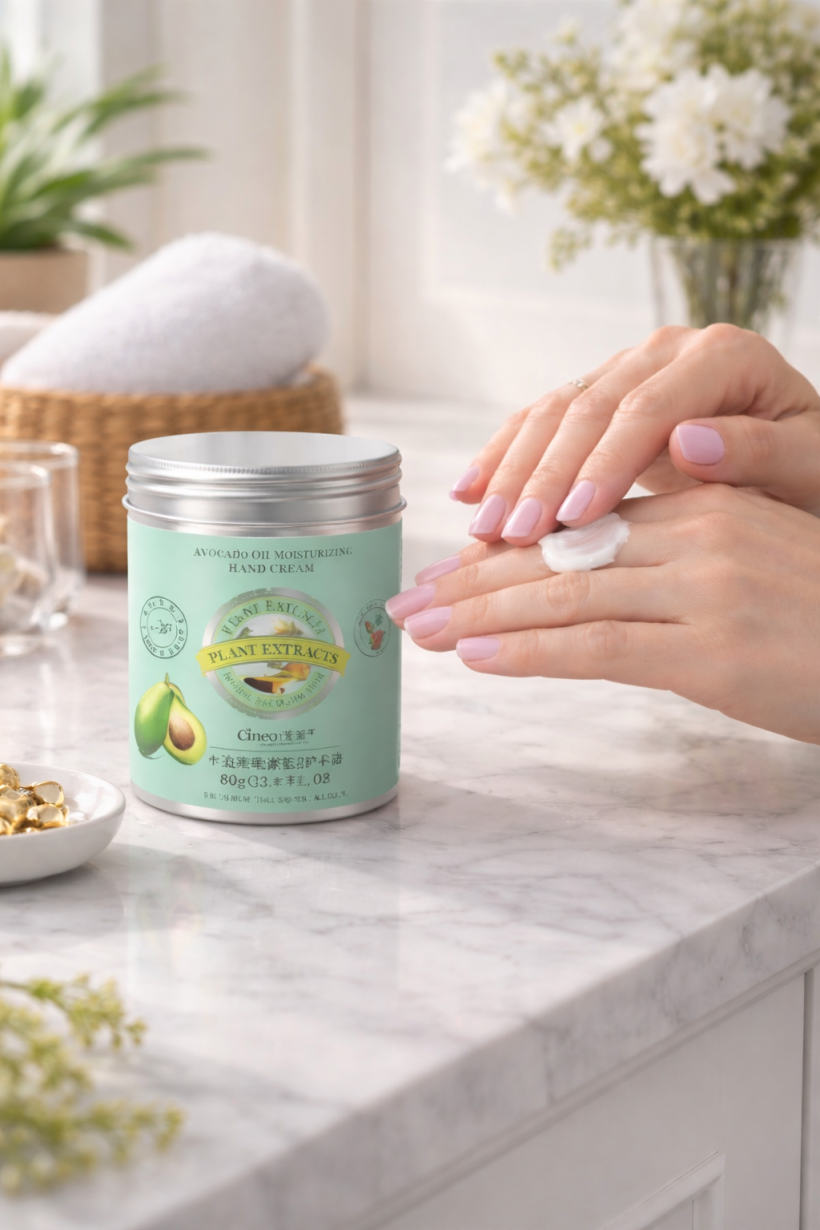 Nawilżający krem do rąk KR23  z dodatkiem awokado 
