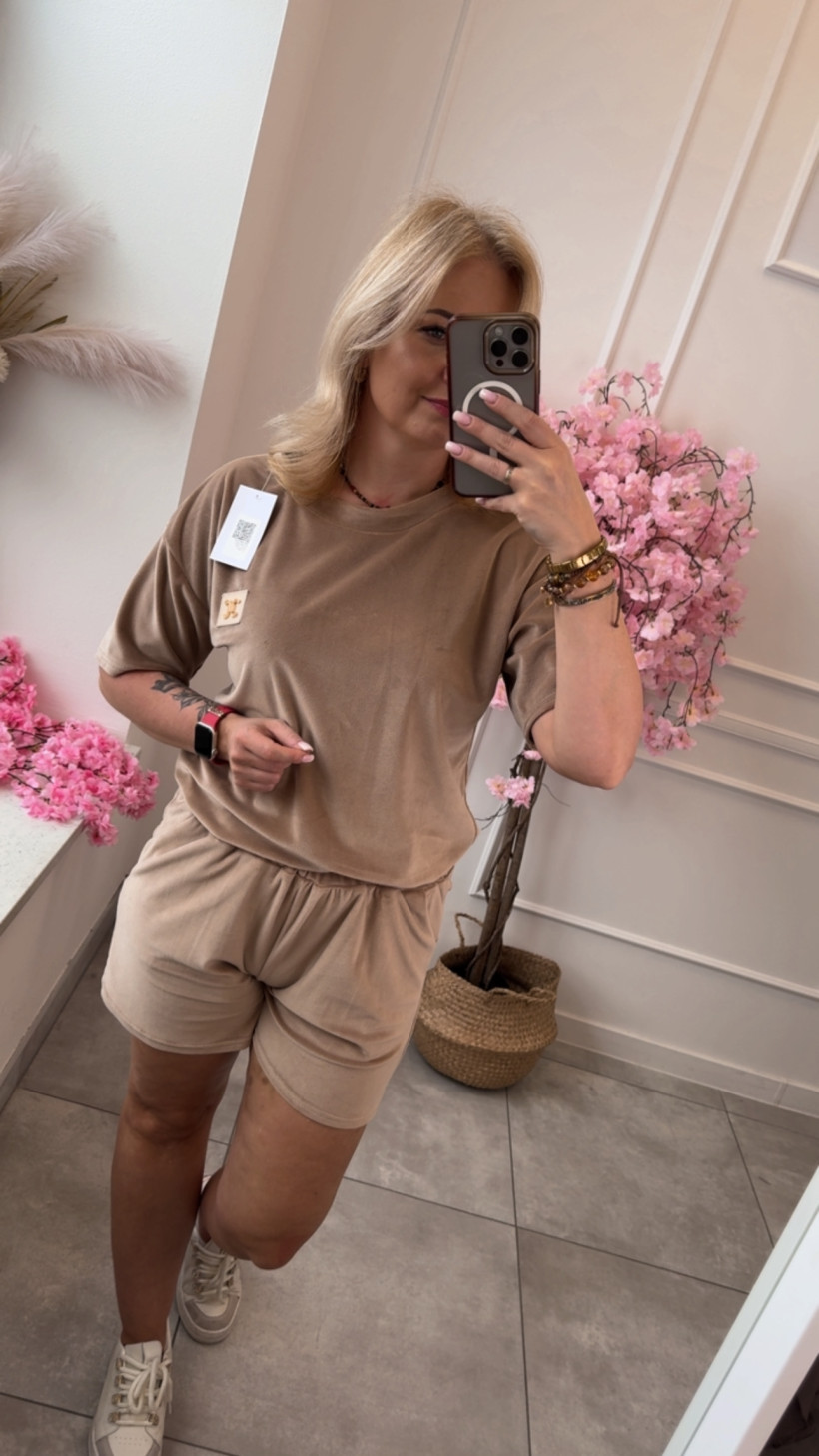 Komplet welur krótki 14696